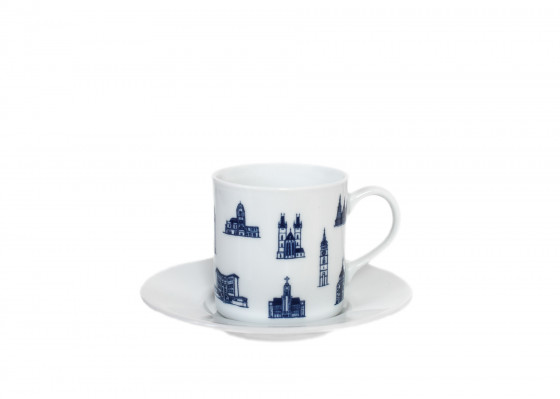 Espresso šálek a podšálek Hradec Králové